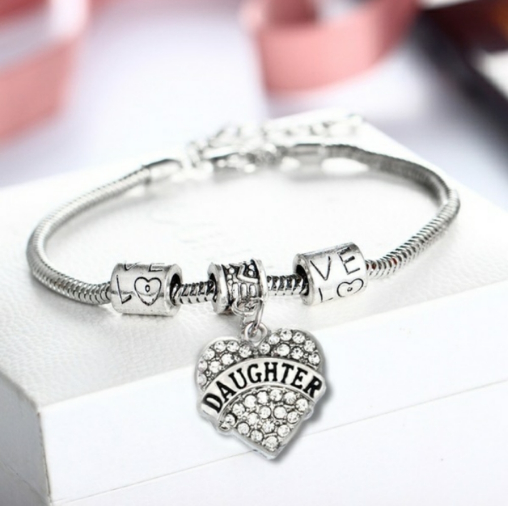 Daughter charm bracelet